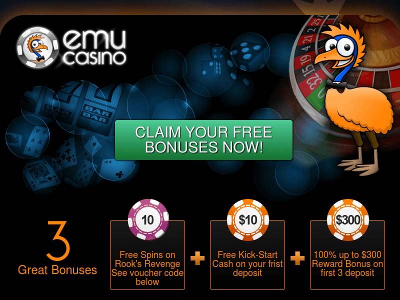 Casino preview image Emu Casino Exclusive Spins New Customers