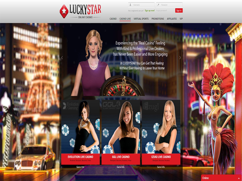 Casino preview image LuckyStar Casino Free Bonus Codes